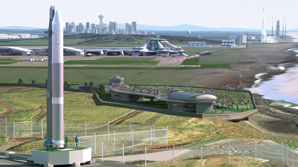 北海道スペースポートの将来イメージ