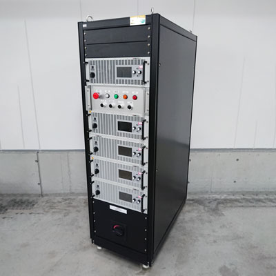 PSB11000-80WR×5/PSB-RACK-1000V-0,PSB-RACK用AC入力ケーブル(3m) 電力回生式・双方向直流電源